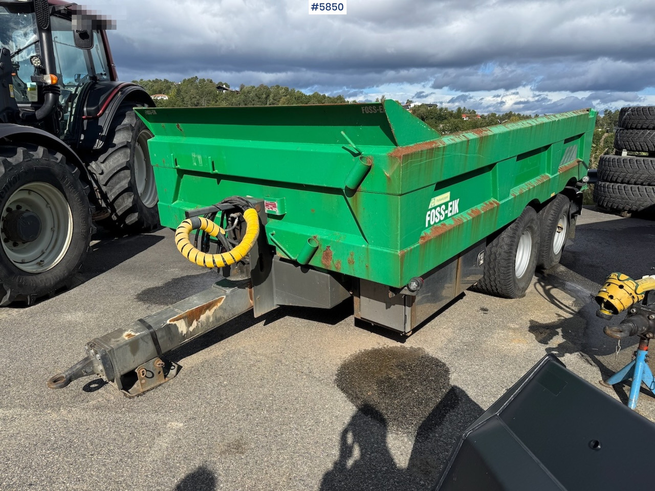 2015 Foss EIK 5.150 Dumper with 50 km/h. - Remolque volquete agrícola: foto 1 2015 Foss EIK 5.150 Dumper with 50 km/h. - Remolque volquete agrícola: foto 1