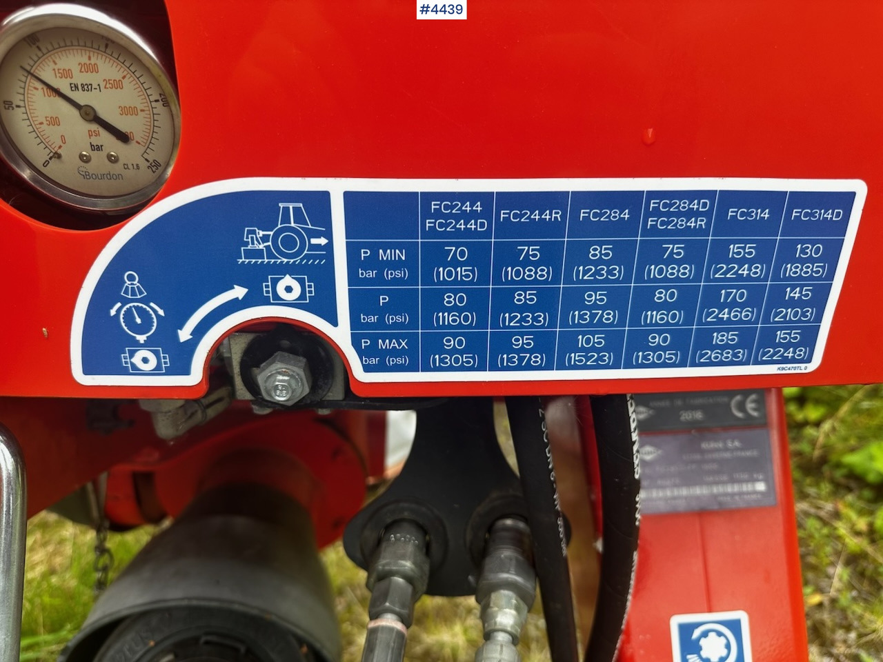 Maquinaria de henificación 2018 Kuhn FC 284 D mower: foto 19 Maquinaria de henificación 2018 Kuhn FC 284 D mower: foto 19