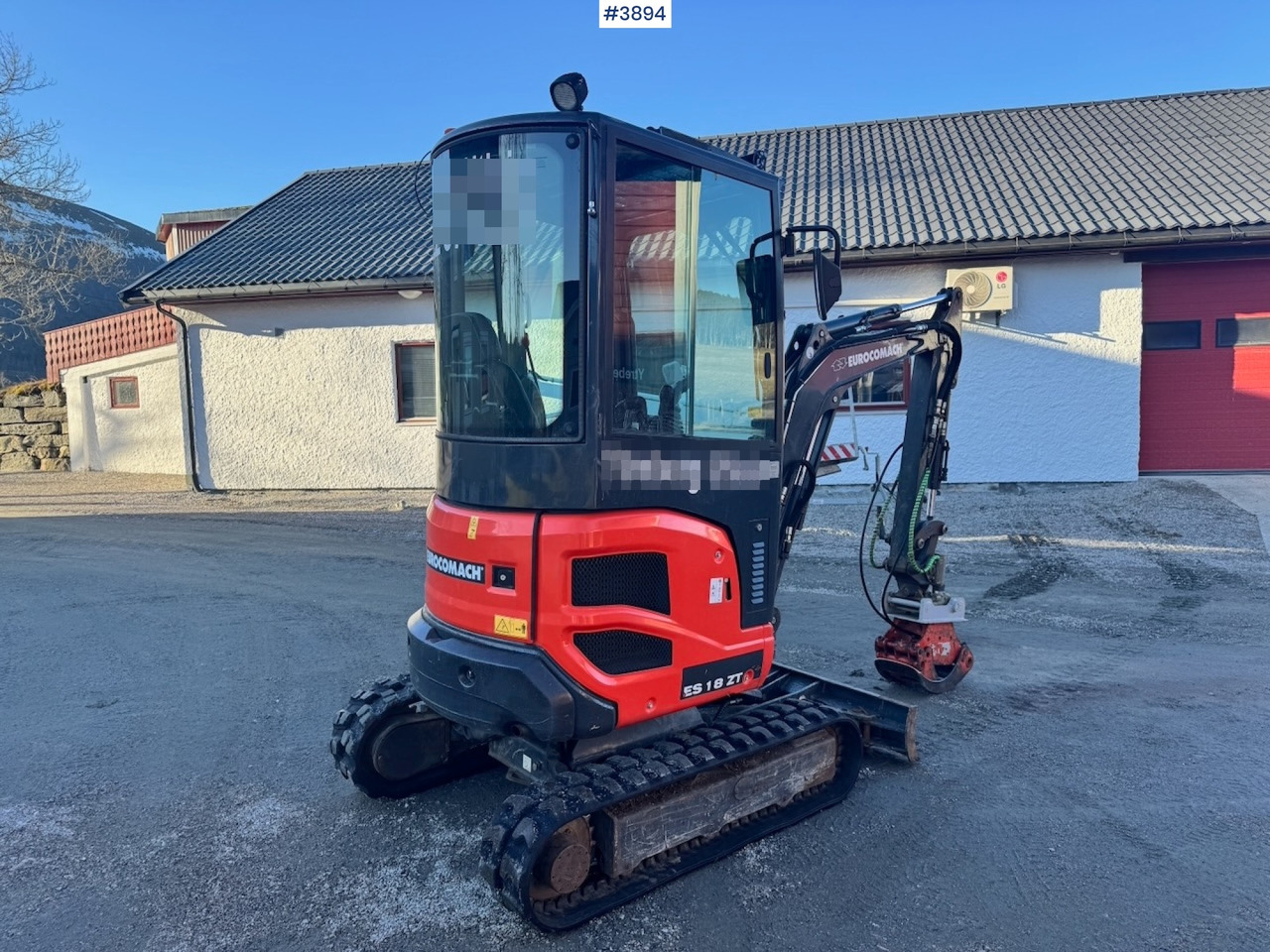 2020 Euromach ES18ZT Minigraver w/ 3 Excavator bucket - Excavadora: foto 5 2020 Euromach ES18ZT Minigraver w/ 3 Excavator bucket - Excavadora: foto 5