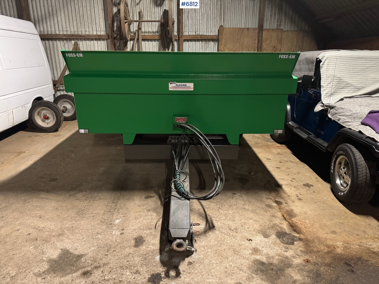 2020 Foss Eik 5.100 Dumper trailer. Slightly used! - Remolque agrícola: foto 3 2020 Foss Eik 5.100 Dumper trailer. Slightly used! - Remolque agrícola: foto 3