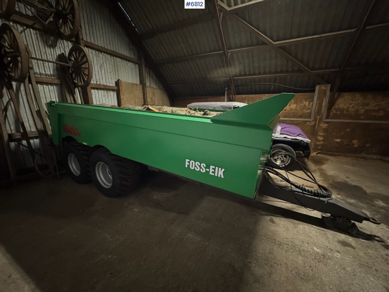 2020 Foss Eik 5.100 Dumper trailer. Slightly used! - Remolque agrícola: foto 4 2020 Foss Eik 5.100 Dumper trailer. Slightly used! - Remolque agrícola: foto 4