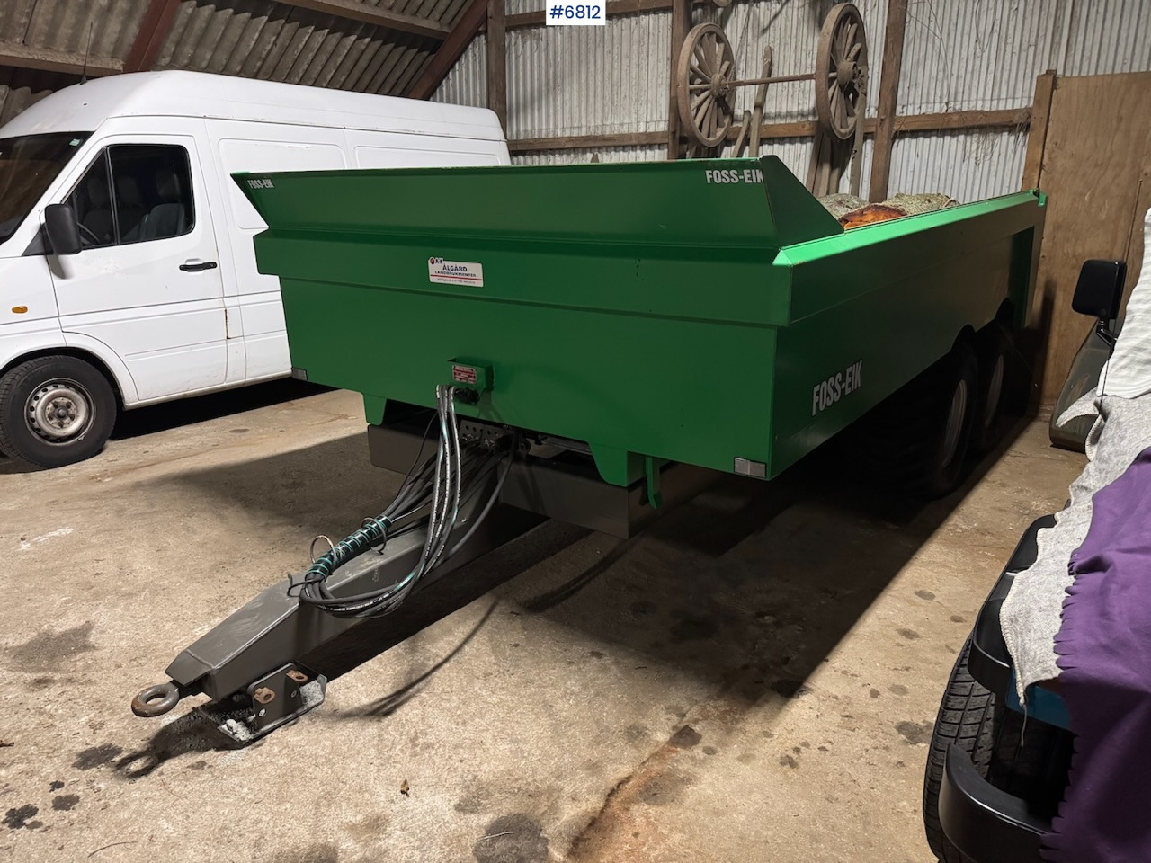 2020 Foss Eik 5.100 Dumper trailer. Slightly used! - Remolque agrícola: foto 2 2020 Foss Eik 5.100 Dumper trailer. Slightly used! - Remolque agrícola: foto 2