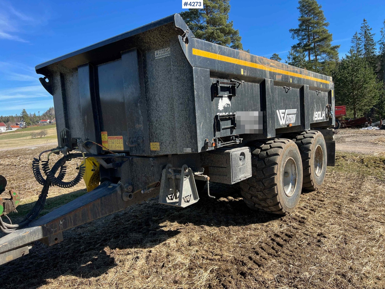 2020 Richard Western wf19DLH 2 axle dump trailer for tractor - Remolque volquete agrícola: foto 1 2020 Richard Western wf19DLH 2 axle dump trailer for tractor - Remolque volquete agrícola: foto 1