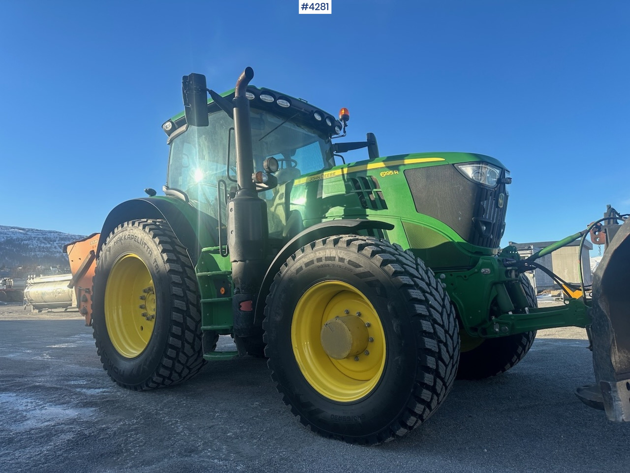 2021 John Deere 6195R 4x4 Tractor with summer and winter tires - Tractor: foto 3 2021 John Deere 6195R 4x4 Tractor with summer and winter tires - Tractor: foto 3