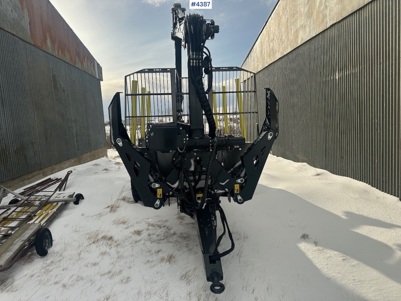 2023 Palms u12 timber trailer w/ Palms 5,85 krane. Never used. - Remolque maderero: foto 3 2023 Palms u12 timber trailer w/ Palms 5,85 krane. Never used. - Remolque maderero: foto 3