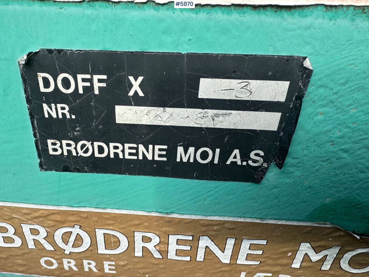 Cuba de purín DOFF X Manure spreader: foto 13