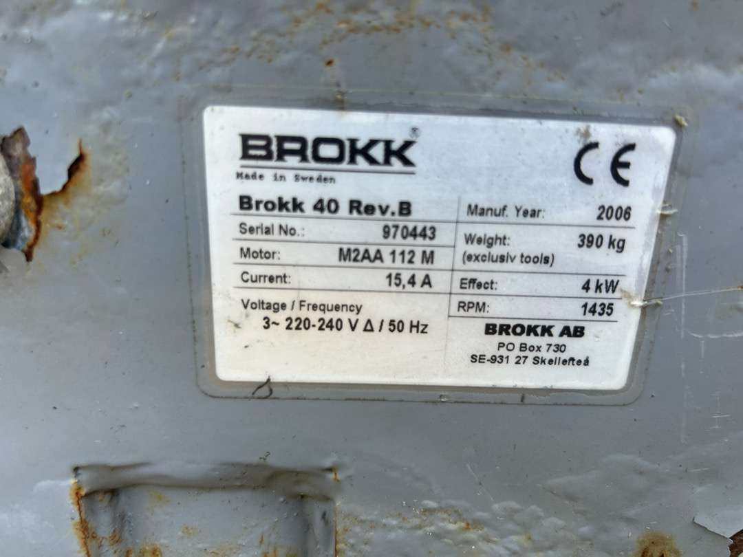 2006 elektrisk drevet rivningsrobot Fra Brokk 40 - Maquinaria de construcción: foto 5 2006 elektrisk drevet rivningsrobot Fra Brokk 40 - Maquinaria de construcción: foto 5
