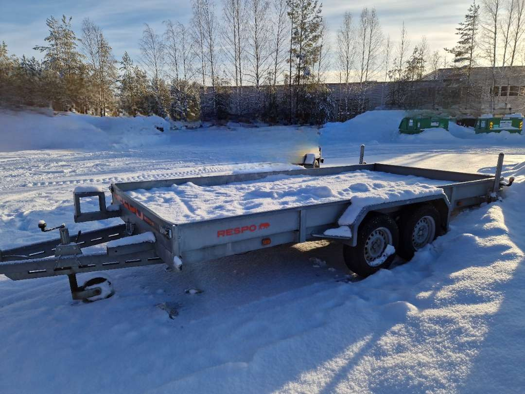 Remolque plataforma/ Caja abierta Respo Maskinhenger 2700A452T205 (2019) – Solid og klar til bruk!: foto 1