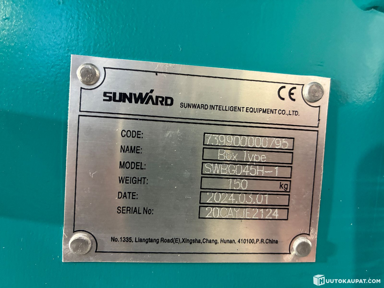Sunward Impact Hammer, Muurame - Martillo hidráulico: foto 2 Sunward Impact Hammer, Muurame - Martillo hidráulico: foto 2