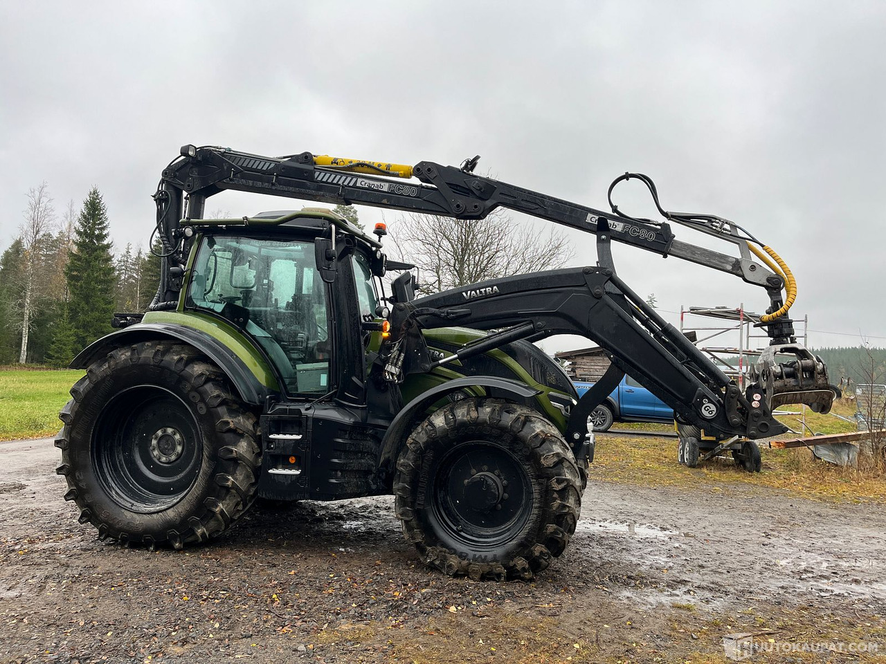 Valtra T 195 Versu ja Cranab vm.2021, Virrat - Tractor: foto 2 Valtra T 195 Versu ja Cranab vm.2021, Virrat - Tractor: foto 2