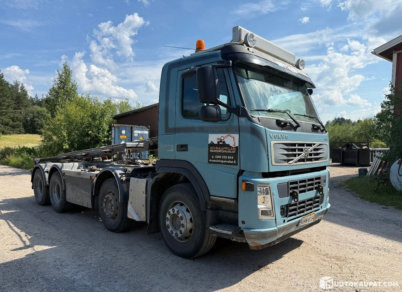 Volvo FM480 8x4, cable hook-lift truck, 2008, Lahti - Camión volquete: foto 3 Volvo FM480 8x4, cable hook-lift truck, 2008, Lahti - Camión volquete: foto 3