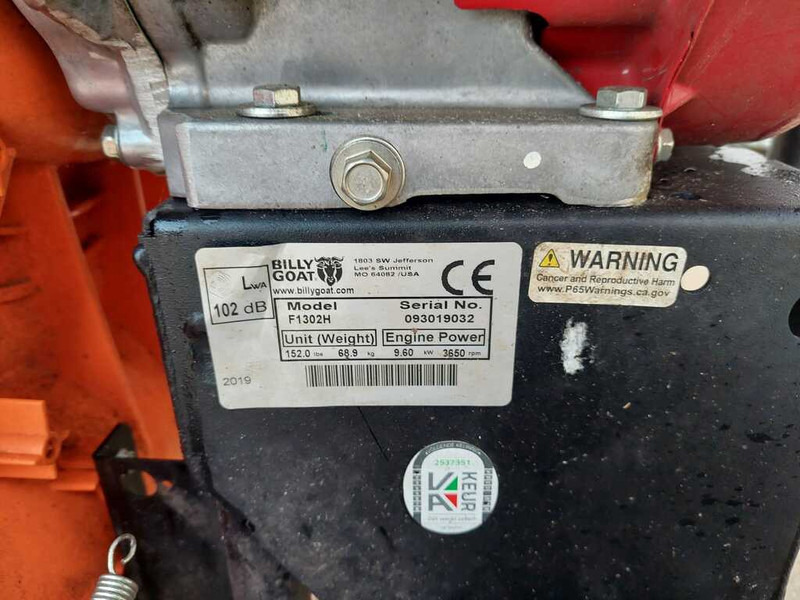 Billy Goat F 902H - Motoazada: foto 3 Billy Goat F 902H - Motoazada: foto 3