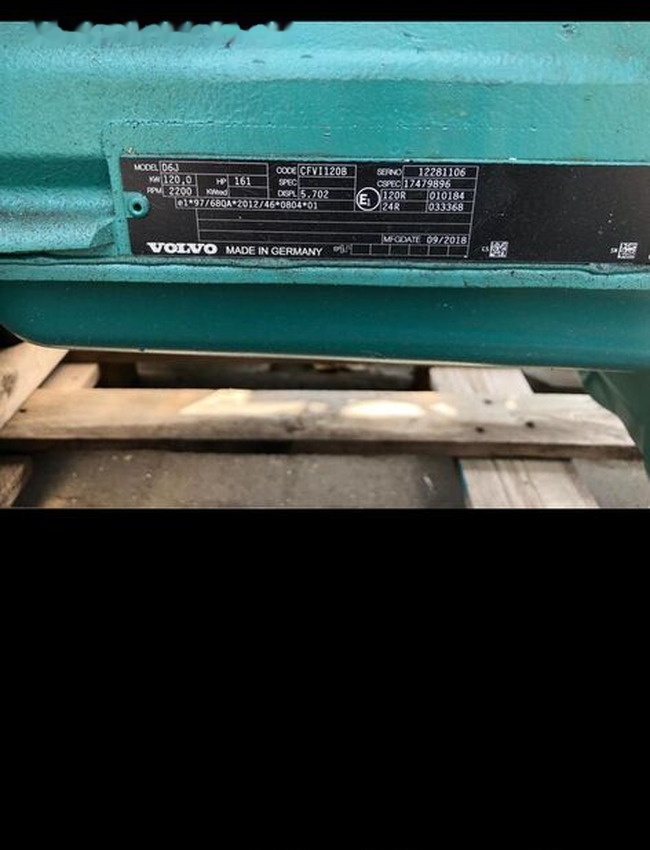 Volvo D6J rok 2018 - Motor para Excavadora: foto 4 Volvo D6J rok 2018 - Motor para Excavadora: foto 4