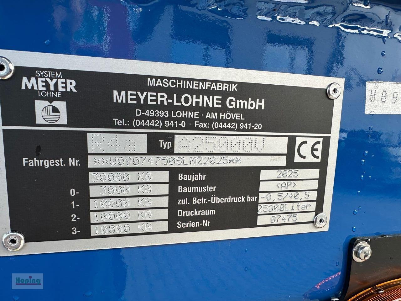 Cuba de purín nuevo Meyer-Lohne Cargo 25.000 Liter: foto 8