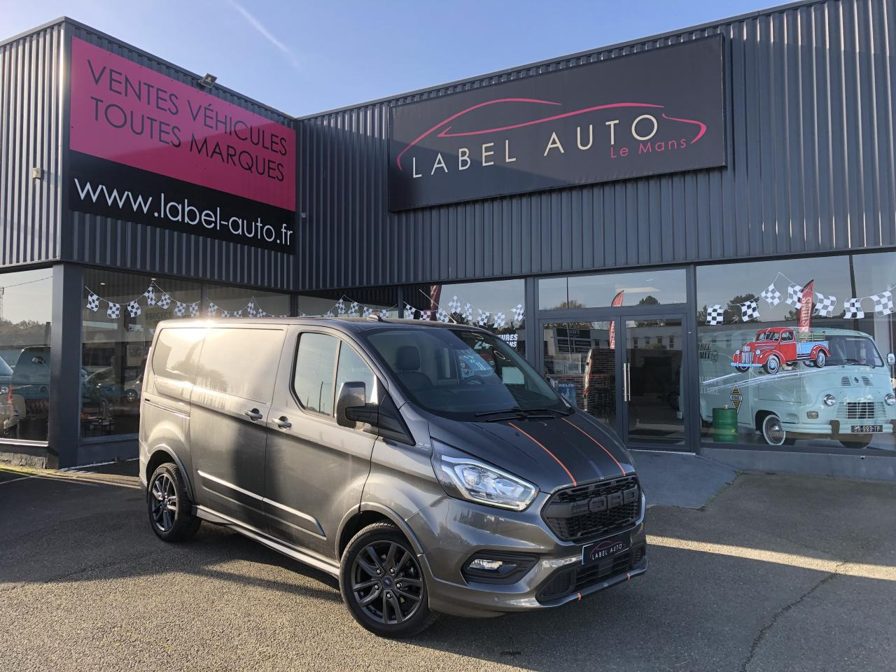 FORD Transit Custom 2.0 EcoBlue 185 ch BVA Fourgon 290 L1H1 Sport - Furgón: foto 3 FORD Transit Custom 2.0 EcoBlue 185 ch BVA Fourgon 290 L1H1 Sport - Furgón: foto 3