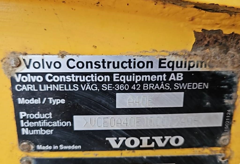 Dúmper articulado Volvo A 40 E: foto 10