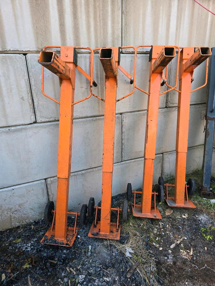 4x Stützen für Salzstreuer Container Wohnkabine Schmidt Epoke Gmeiner Salzsilo Streuautomat Winterdienst - Esparcidor de sal: foto 1 4x Stützen für Salzstreuer Container Wohnkabine Schmidt Epoke Gmeiner Salzsilo Streuautomat Winterdienst - Esparcidor de sal: foto 1