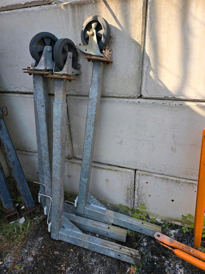 4x Stützen für Salzstreuer Container Wohnkabine Schmidt Epoke Gmeiner Salzsilo Streuautomat Winterdienst - Esparcidor de sal: foto 1 4x Stützen für Salzstreuer Container Wohnkabine Schmidt Epoke Gmeiner Salzsilo Streuautomat Winterdienst - Esparcidor de sal: foto 1