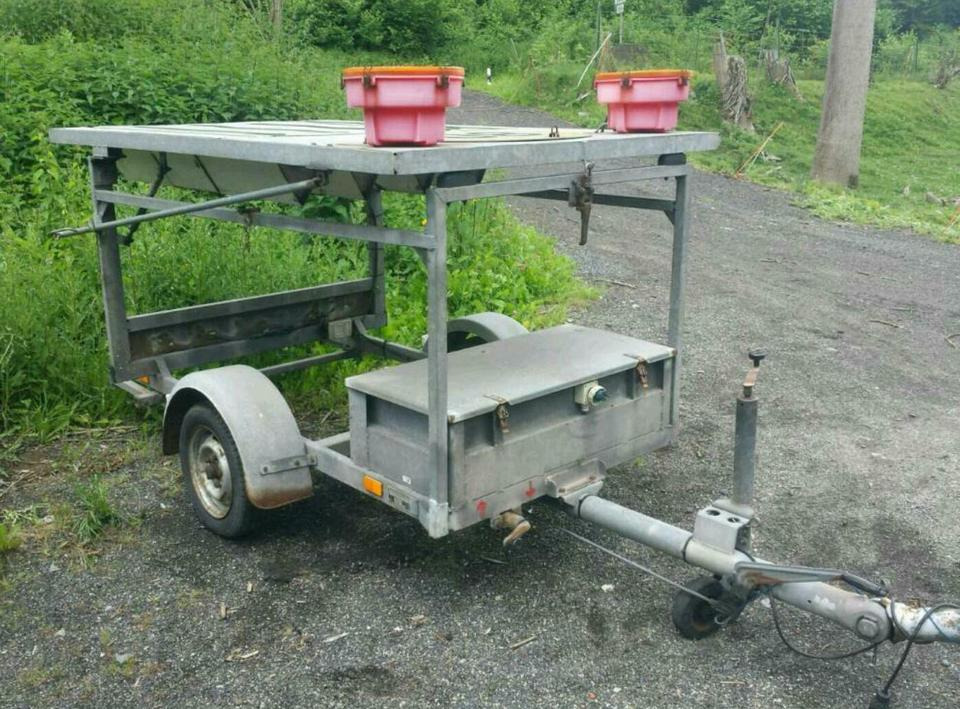 Remolque Verkehrsleitanhänger Verkehrsleittafel Nissen Horizont Absperrtaf: foto 6