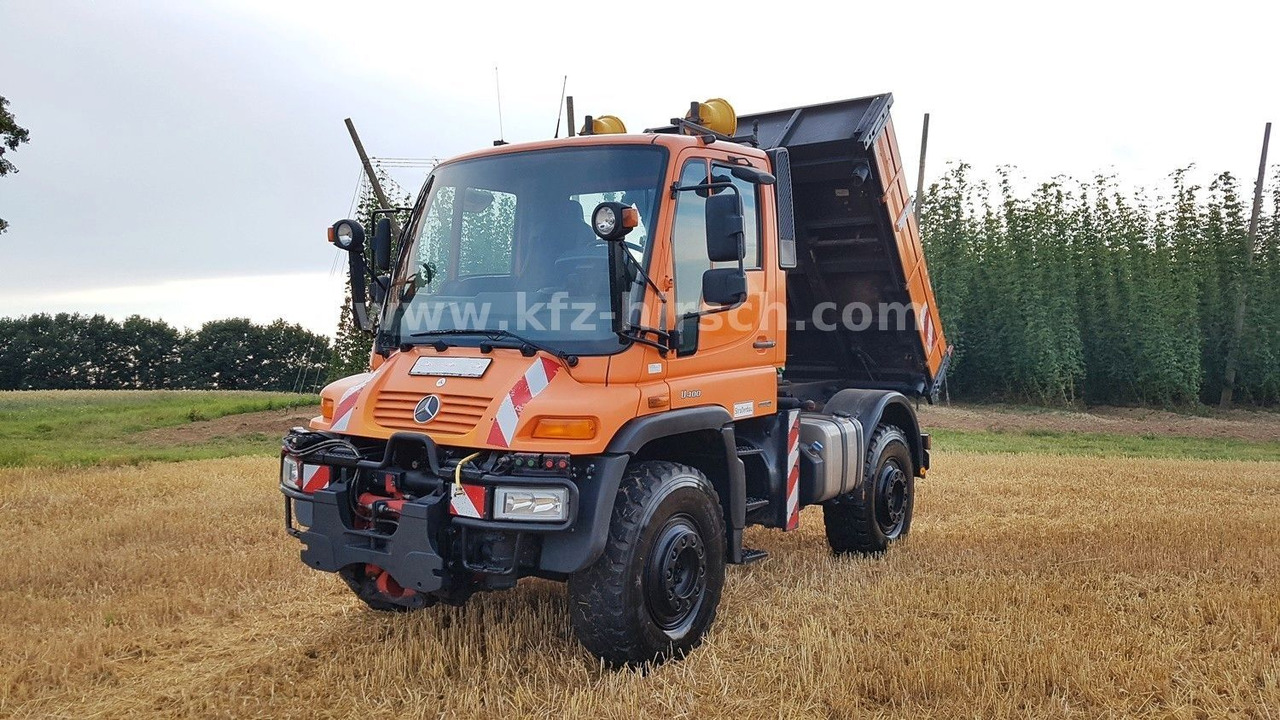Unimog U400 405/12*HYDROSTAT*VARIOPILOT*Euro4*Kipper - Camión volquete: foto 1 Unimog U400 405/12*HYDROSTAT*VARIOPILOT*Euro4*Kipper - Camión volquete: foto 1