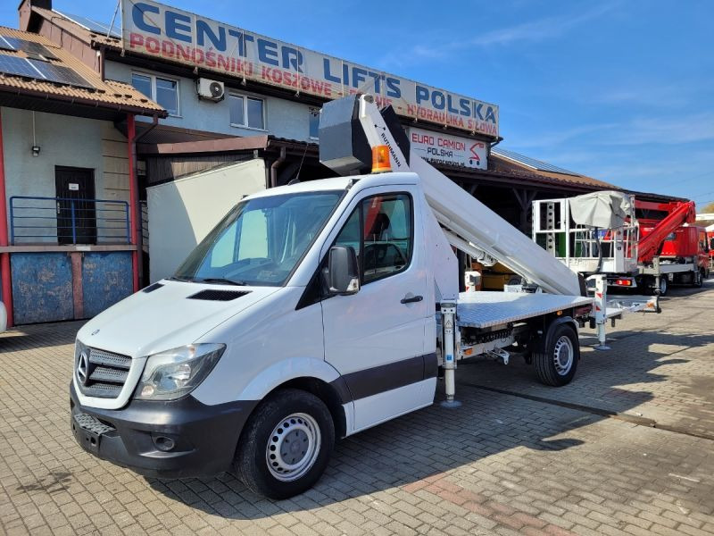Mercedes-Benz Sprinter 313 podnośnik koszowy 27 m Ruthmann TB270 - Camión con plataforma elevadora: foto 1 Mercedes-Benz Sprinter 313 podnośnik koszowy 27 m Ruthmann TB270 - Camión con plataforma elevadora: foto 1