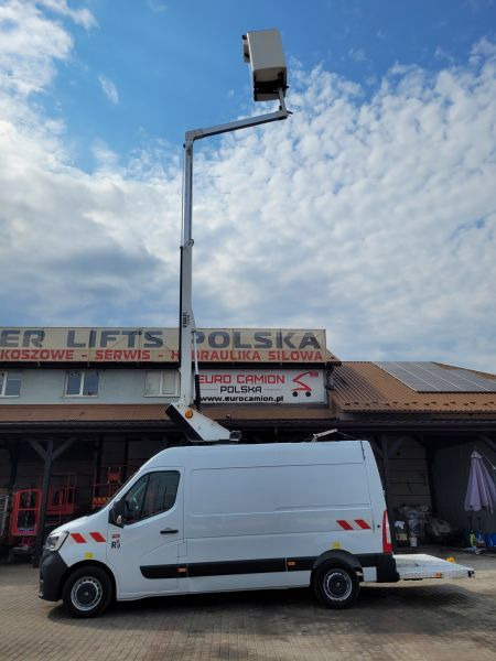 Camión con plataforma elevadora Renault Master podnośnik koszowy 12,5 m Versalift ETL-32-125 bucket truck boom lift: foto 6