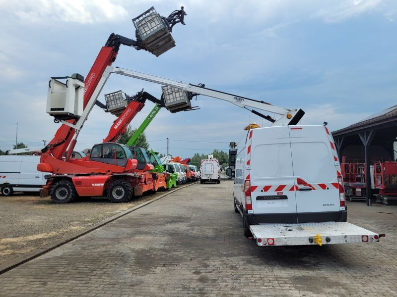 Camión con plataforma elevadora Renault Master podnośnik koszowy 12,5 m Versalift ETL-32-125 bucket truck boom lift: foto 8
