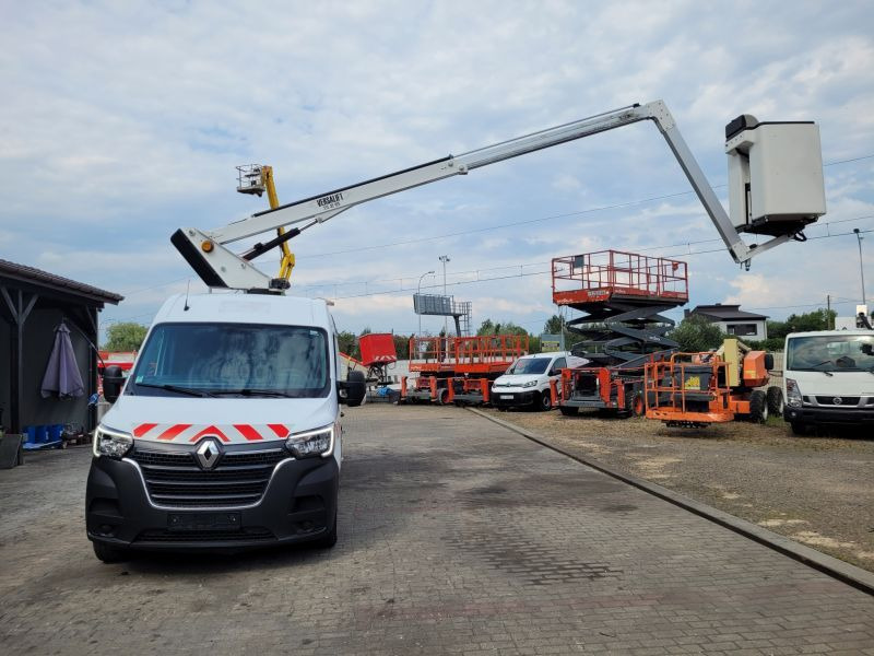 Camión con plataforma elevadora Renault Master podnośnik koszowy 12,5 m Versalift ETL-32-125 bucket truck boom lift: foto 7