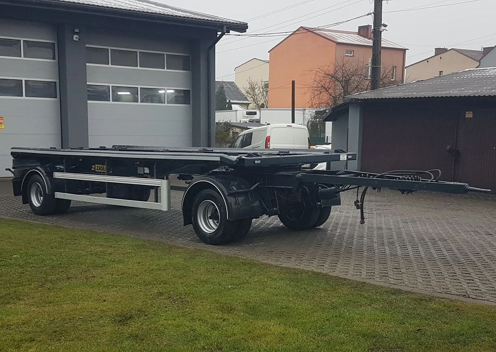 Zaslaw D-659 DO KONTENERÓW HAKOWCA POD KONTENERY 2 OSIE BLIŹNIAKI HUFFERMANN MEILLER WIELTON SKIBICKI - Remolque multilift/ Portacontenedores de cadenas: foto 1 Zaslaw D-659 DO KONTENERÓW HAKOWCA POD KONTENERY 2 OSIE BLIŹNIAKI HUFFERMANN MEILLER WIELTON SKIBICKI - Remolque multilift/ Portacontenedores de cadenas: foto 1
