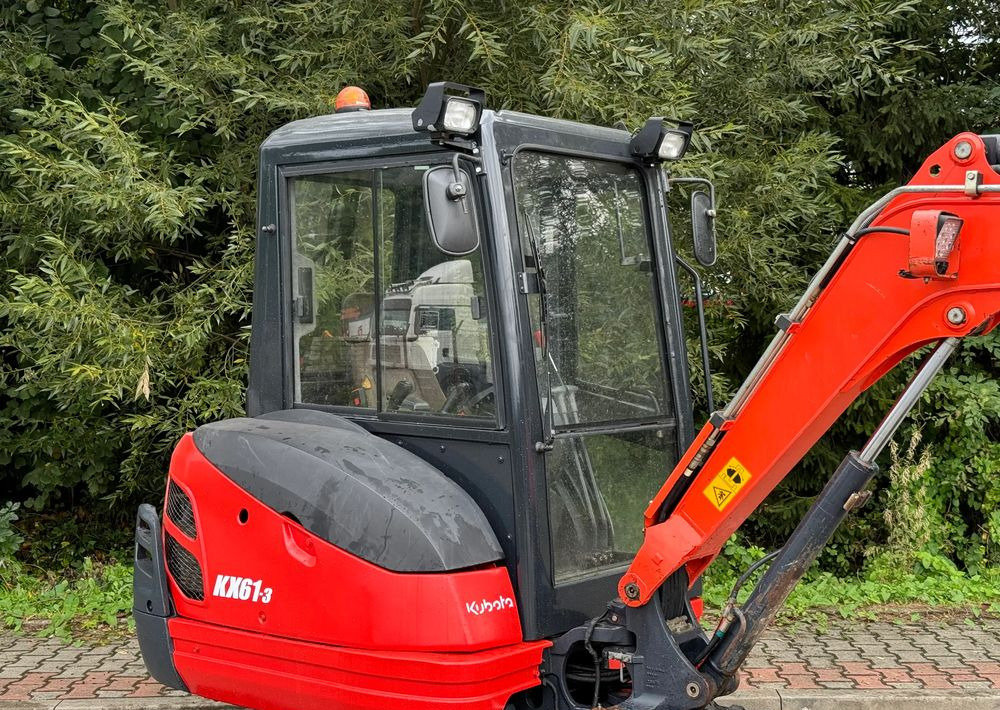 Miniexcavadora Kubota * Sprowadzona * Minikoparka * Kubota KX61-3 * 2.6 Ton *: foto 6