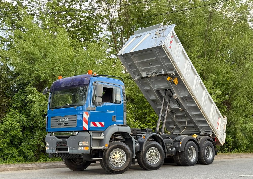 MAN * Kiper Meiller * Wywrotka * 35-440 *  MAN TGA 8X4 * Stan Perfekcyjny * - Camión volquete: foto 1 MAN * Kiper Meiller * Wywrotka * 35-440 *  MAN TGA 8X4 * Stan Perfekcyjny * - Camión volquete: foto 1