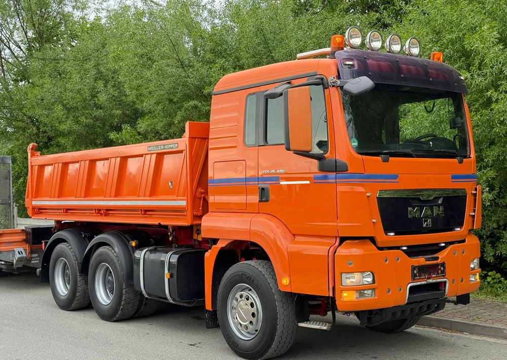 MAN * Kiper * Wywrotka * 26-480 * MAN TGS 6x4 Bordmatic * Zastaw Tandem Niskopodwozie * Stan Perfekcyjny * - Camión volquete: foto 3 MAN * Kiper * Wywrotka * 26-480 * MAN TGS 6x4 Bordmatic * Zastaw Tandem Niskopodwozie * Stan Perfekcyjny * - Camión volquete: foto 3