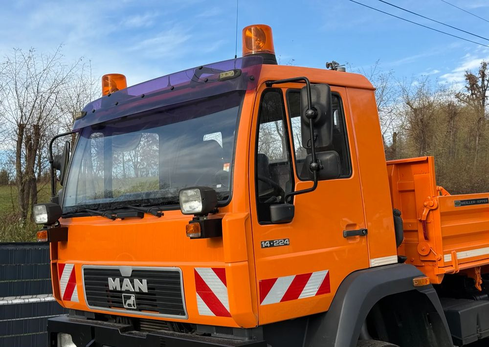 MAN * MAN 14-220 * Kiper Wywrotka Meiller * 4x4 * Zimowe Utrzymanie * Unimog * - Camión volquete: foto 5 MAN * MAN 14-220 * Kiper Wywrotka Meiller * 4x4 * Zimowe Utrzymanie * Unimog * - Camión volquete: foto 5