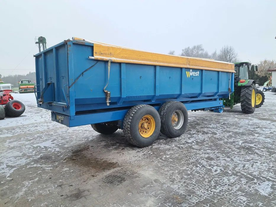 Przyczepa skorupowa WEST 14 ton - Remolque agrícola: foto 3 Przyczepa skorupowa WEST 14 ton - Remolque agrícola: foto 3
