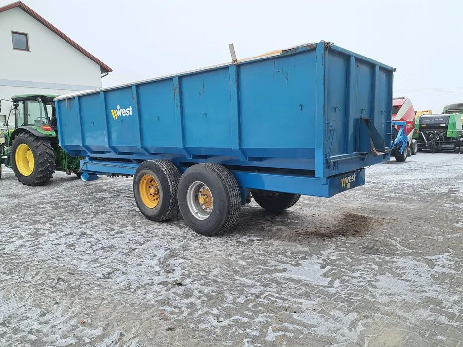 Przyczepa skorupowa WEST 14 ton - Remolque agrícola: foto 2 Przyczepa skorupowa WEST 14 ton - Remolque agrícola: foto 2
