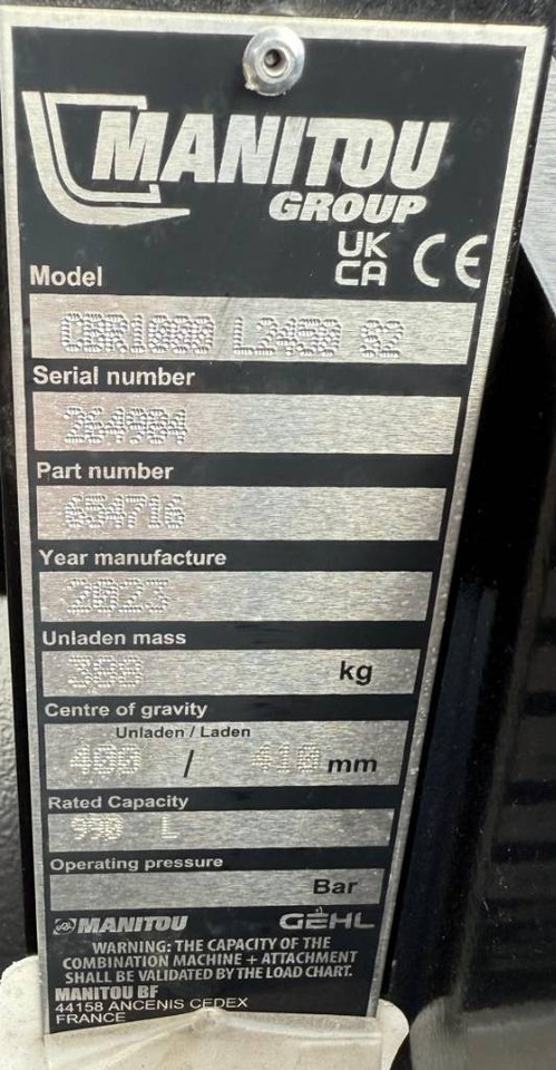 Manitou CBR 1000 2450mm 654716 - Cazo para Maquinaria de construcción: foto 5 Manitou CBR 1000 2450mm 654716 - Cazo para Maquinaria de construcción: foto 5