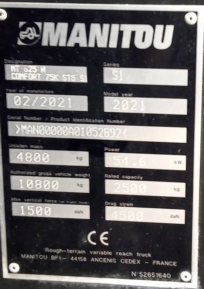 Manipulador telescópico Manitou MT 625 H (66): foto 9 Manipulador telescópico Manitou MT 625 H (66): foto 9