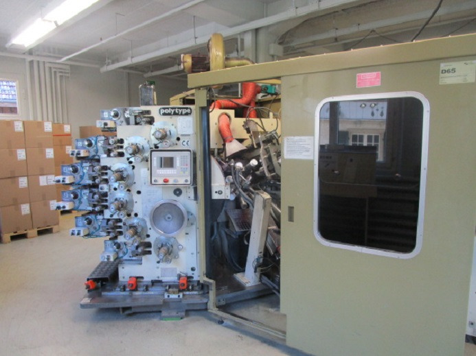 Máquina de impresión BECHERDRUCKMASCHINE POLYTYPE BDM65: foto 1