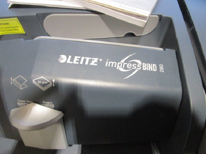 BINDEGERÄT LEITZ impressBIND 280 mit Entbinder - Máquina de impresión: foto 4 BINDEGERÄT LEITZ impressBIND 280 mit Entbinder - Máquina de impresión: foto 4