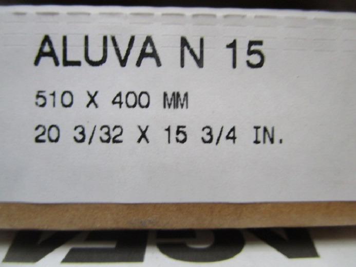 Recambio para Máquina de impresión 450 x NEUE DRUCKPLATTEN ALUVA N 15 NEGATIVE PLATE (510 x 400 mm): foto 7