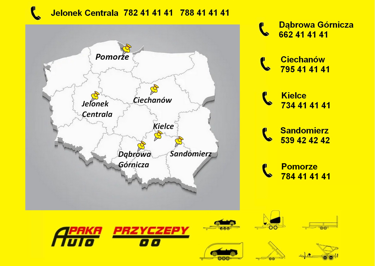 Remolque plataforma/ Caja abierta nuevo PLATFORMY PRZYCZEPA 4x2 WARK DMC 2700 / WARK 4x2 Platform Trailer DMC 2700: foto 12 Remolque plataforma/ Caja abierta nuevo PLATFORMY PRZYCZEPA 4x2 WARK DMC 2700 / WARK 4x2 Platform Trailer DMC 2700: foto 12
