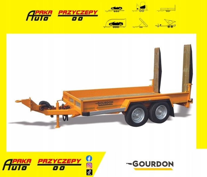 PRZYCZEPA DO MINIKOPAREK GOURDON VPR 350 / GOURDON VPR 350 TRAILER FOR MINI EXCAVATORS - Remolque porta maquinaria: foto 1 PRZYCZEPA DO MINIKOPAREK GOURDON VPR 350 / GOURDON VPR 350 TRAILER FOR MINI EXCAVATORS - Remolque porta maquinaria: foto 1
