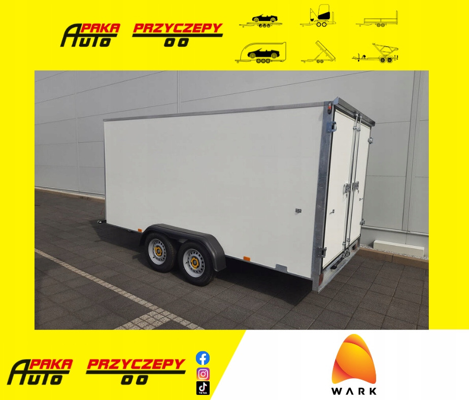 PRZYCZEPA KONTENER CARGO PAKA FURGON BOX 400 x 200 / CARGO CONTAINER TRAILER VAN BOX 400 x 200 - Remolque caja cerrada: foto 1 PRZYCZEPA KONTENER CARGO PAKA FURGON BOX 400 x 200 / CARGO CONTAINER TRAILER VAN BOX 400 x 200 - Remolque caja cerrada: foto 1