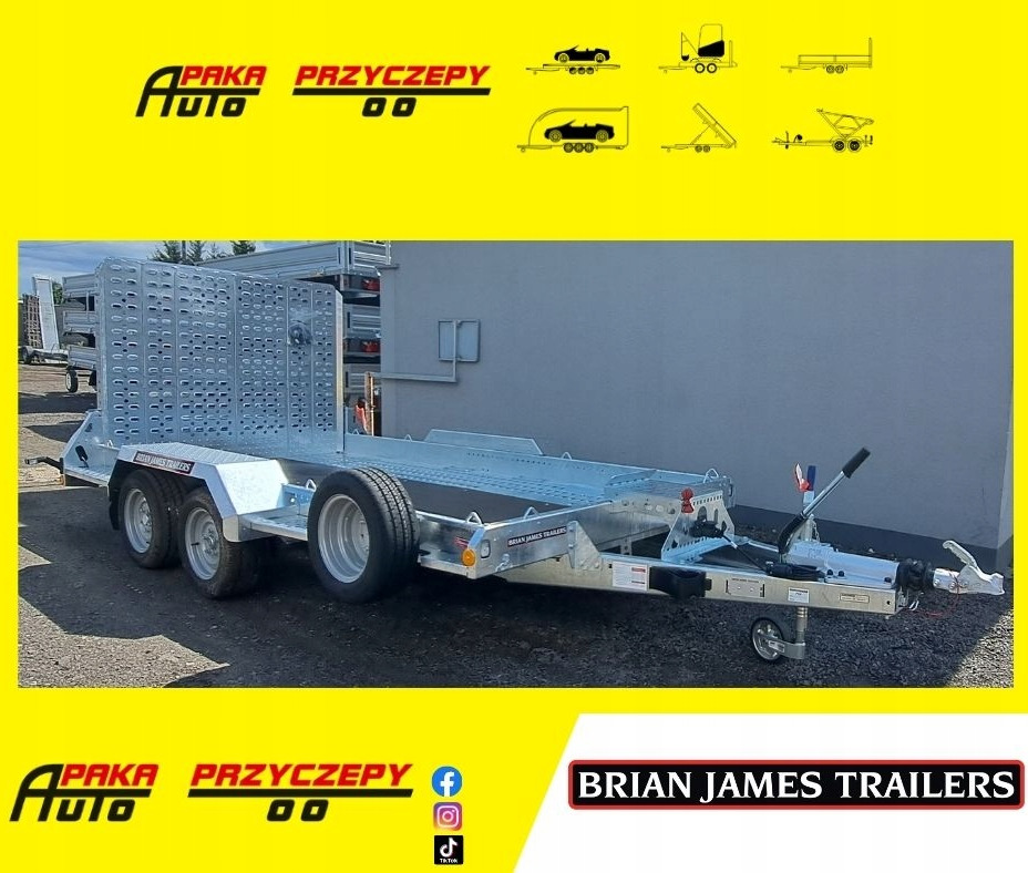 PRZYCZEPA Z RAMPĄ POD KOPARKĘ DO MINIKOPARKI 3500 / TRAILER WITH RAMPS FOR EXCAVATOR MINI EXCAVATOR 3500 - Remolque porta maquinaria: foto 1 PRZYCZEPA Z RAMPĄ POD KOPARKĘ DO MINIKOPARKI 3500 / TRAILER WITH RAMPS FOR EXCAVATOR MINI EXCAVATOR 3500 - Remolque porta maquinaria: foto 1