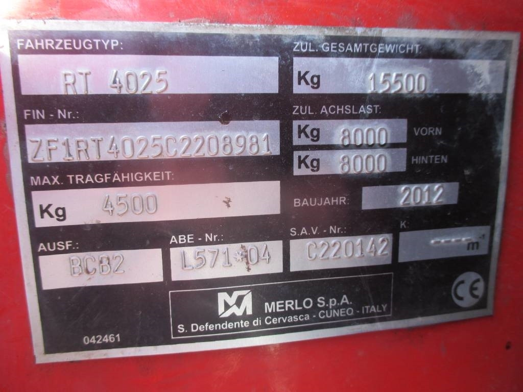 Manipulador telescópico Merlo Roto 45.19: foto 16