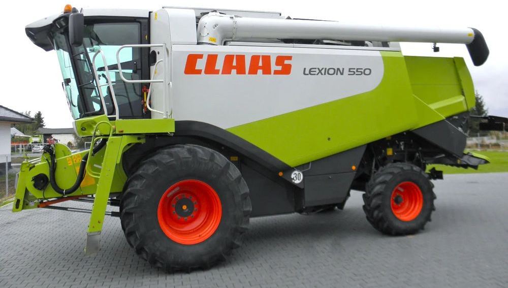 Claas Lexion 550 2005 Rok, heder V750, Najbogatsza Wersja, Nie Malowany, Stan Idealny - Cosechadora de granos: foto 2 Claas Lexion 550 2005 Rok, heder V750, Najbogatsza Wersja, Nie Malowany, Stan Idealny - Cosechadora de granos: foto 2