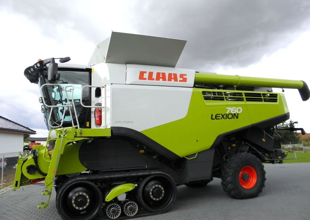 Claas Lexion 760 Terra Trac 2015 Rok, 1900 motgodzin, Heder V 930 2019 Rok, Najbogatsza Wersja, Nie Malowany, Stan Idealny - Cosechadora de granos: foto 2 Claas Lexion 760 Terra Trac 2015 Rok, 1900 motgodzin, Heder V 930 2019 Rok, Najbogatsza Wersja, Nie Malowany, Stan Idealny - Cosechadora de granos: foto 2