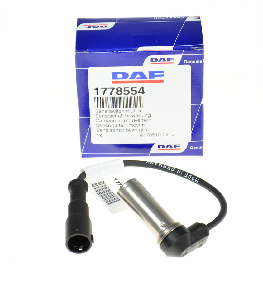 DAF CZUJNIK ABS DAF XF 95 105 LF 55 CF 75 85 1778554 - Piezas de freno: foto 1 DAF CZUJNIK ABS DAF XF 95 105 LF 55 CF 75 85 1778554 - Piezas de freno: foto 1