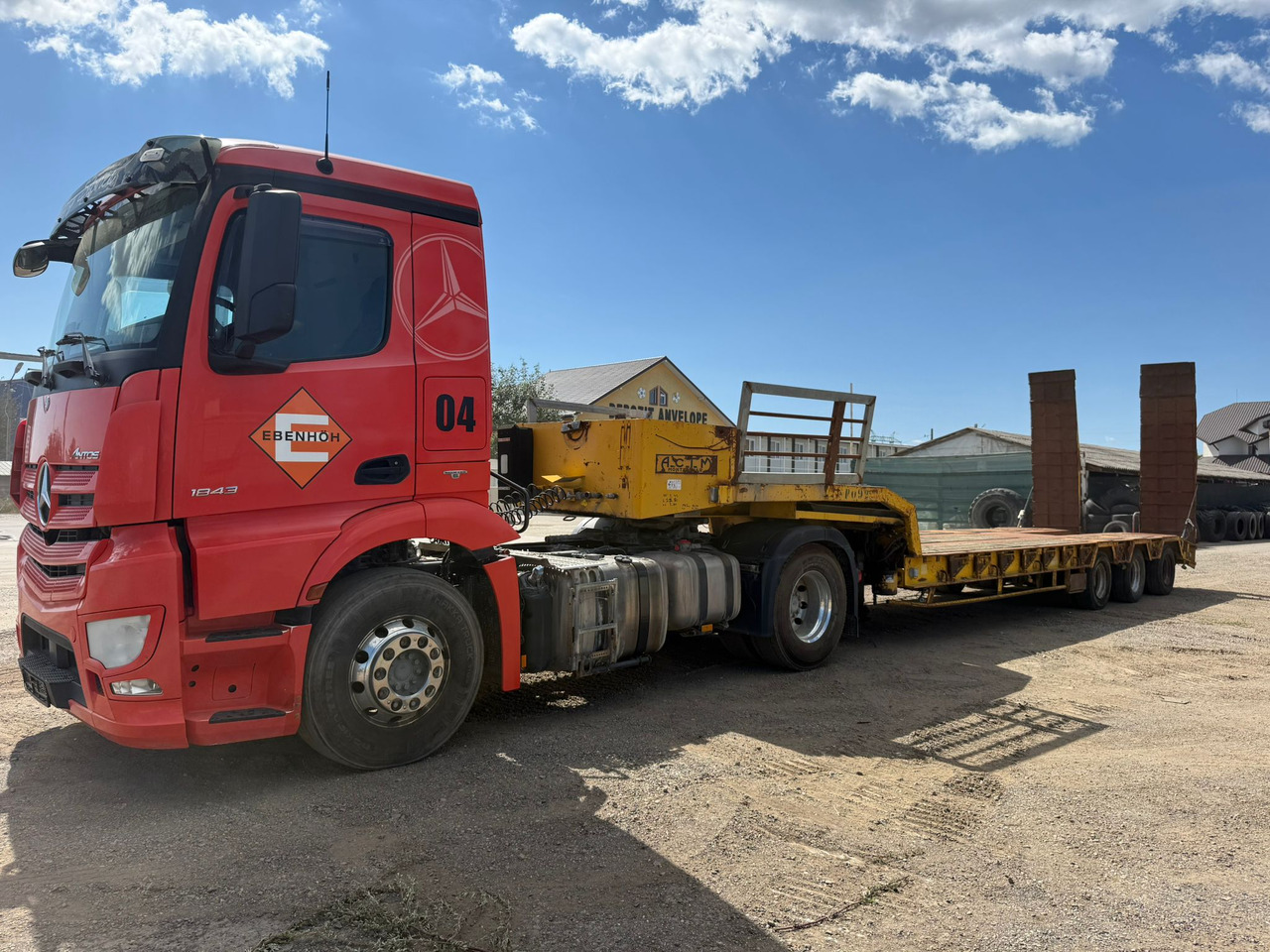 Mercedes-Benz Actros and Trailer ACTM Assembly - Cabeza tractora, Semirremolque góndola rebajadas: foto 5 Mercedes-Benz Actros and Trailer ACTM Assembly - Cabeza tractora, Semirremolque góndola rebajadas: foto 5