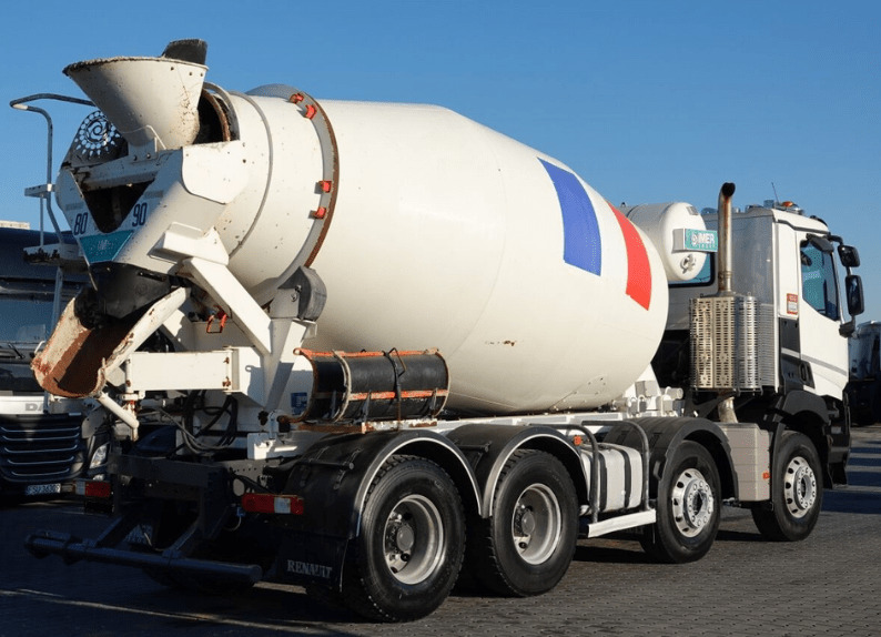 Renault C 430 8×4 Beton Mixer 9m3, TOP !!! - Camión hormigonera: foto 3 Renault C 430 8×4 Beton Mixer 9m3, TOP !!! - Camión hormigonera: foto 3